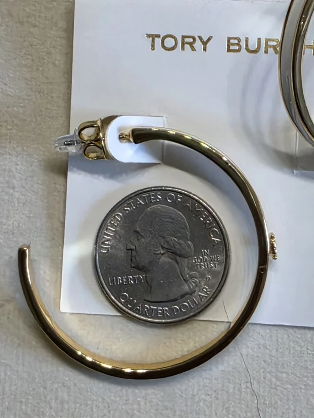 Tory Burch Kira Hoop Earrings